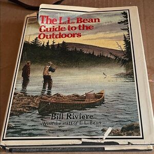 L.L. Bean Outdoor Adventure Book with Scenic Cover 1981 First Edition